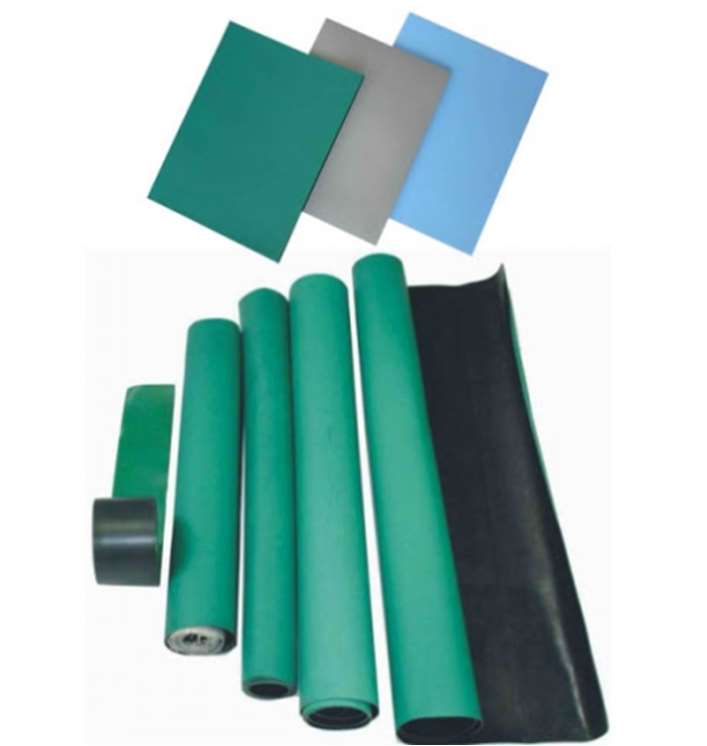 Thảm cao su chống tĩnh điện 2 lớp trải bàn thao tác (RUBBER MATS)