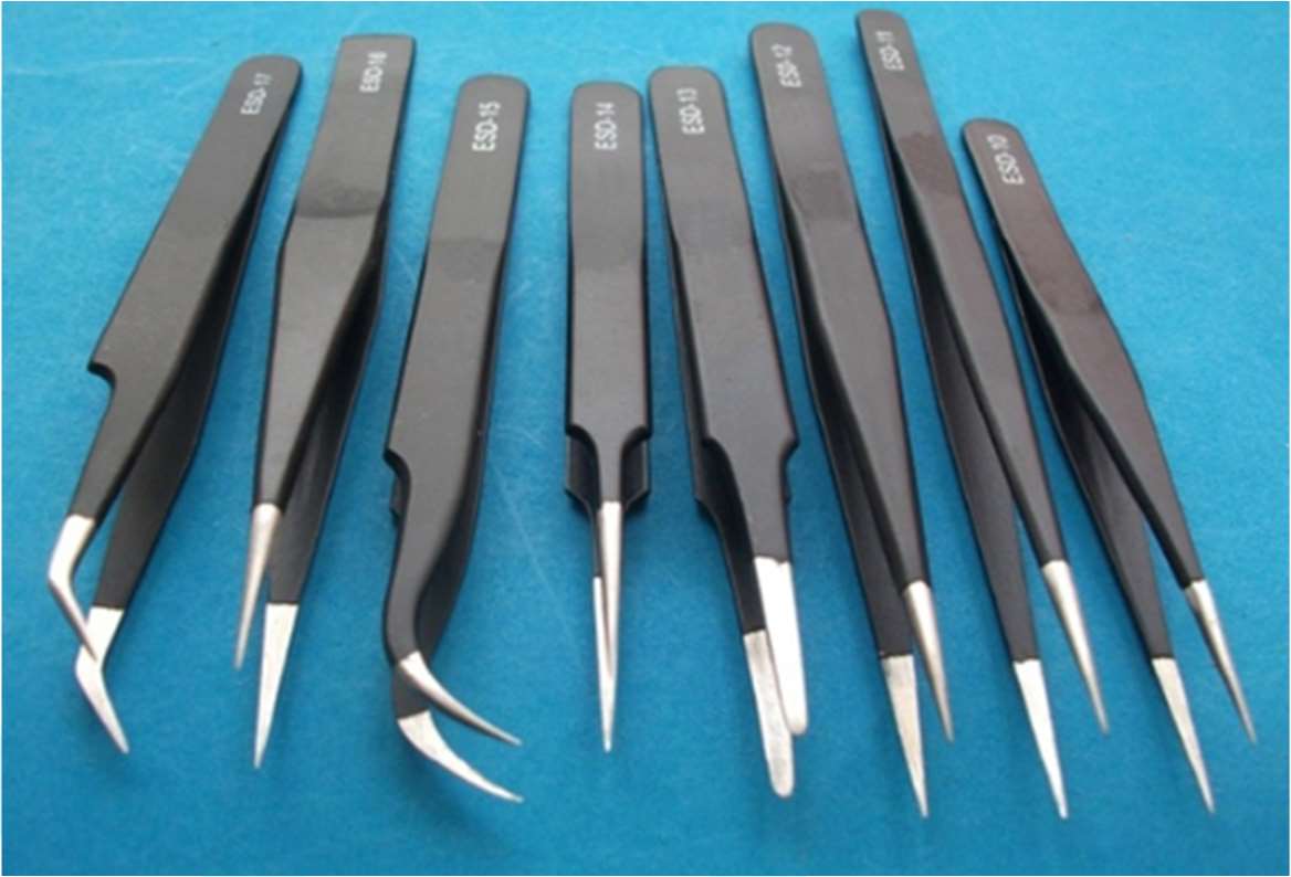 Bộ nhíp gắp linh kiện chống tĩnh điện (Antistatic Tweezers)