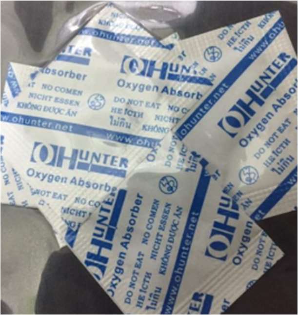 Gói hút oxy khử oxy hóa linh kiện & thực phẩm (Oxygen Absorber)